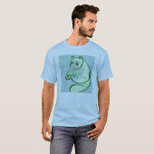 Panda Beer Pop Art T-shirt (Voorkant volledig)