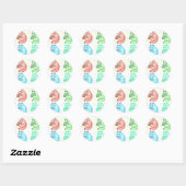 Panda Beer Pop Ronde Sticker (Vel)