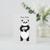 Panda Beer Post Kaart (Staand voorkant)