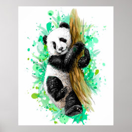 Panda Beer Poster