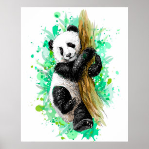 Panda Beer Poster