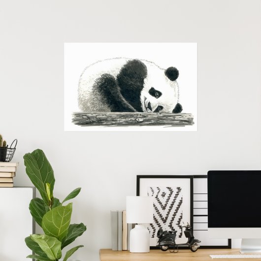 Panda beer poster (Thuiskantoor)