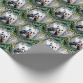 Panda Beer poten in hartvorm Cadeaupapier (Hoek)
