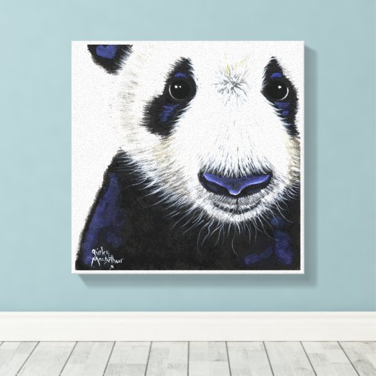 Panda Beer Print PANDA door Shirley MacArthur (Insitu (Houten vloer))