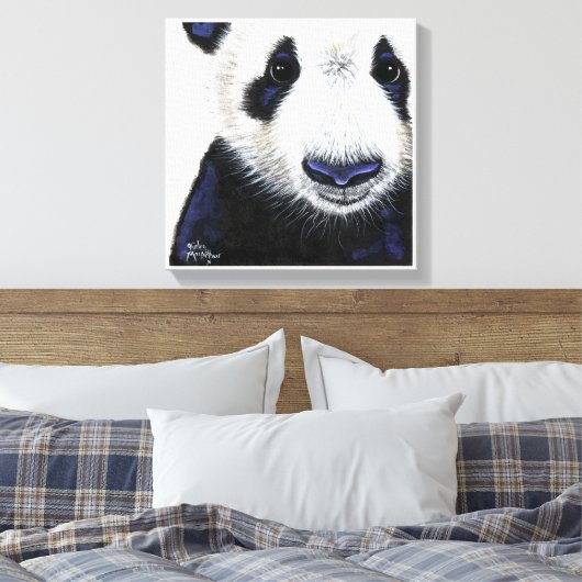 Panda Beer Print PANDA door Shirley MacArthur (Insitu (Slaapkamer))