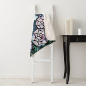 Panda Beer Purple Flowers Natuur liefhebbers Sherpa Deken (In situ)