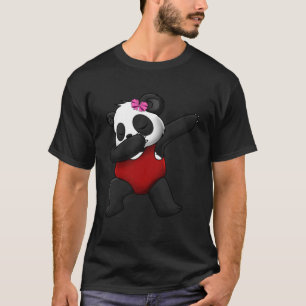 Panda Beer Rode badpak Goggles Liefde Geweldige T-shirt