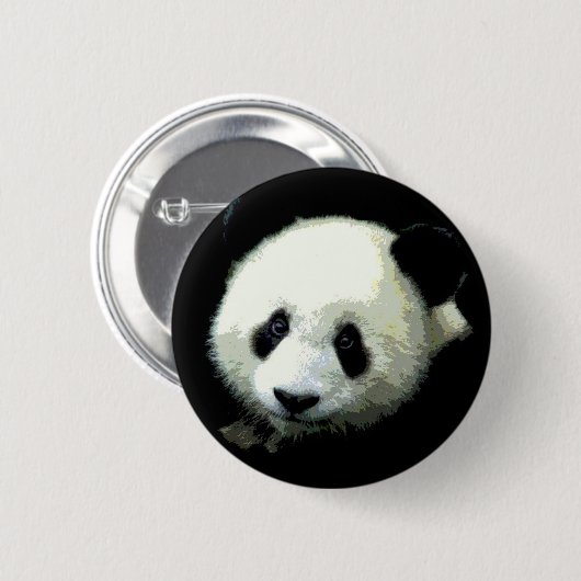 Panda Beer Ronde Button 5,7 Cm (Voorkant /achterkant)