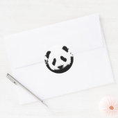 Panda Beer Ronde Sticker (Envelop)
