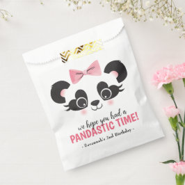 Panda Beer Roze Meisjes Verjaardagsfeest Bedankzakje