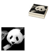 PANDA BEER RUBBER STEMPEL (Gestempeld)