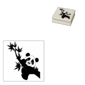 Panda Beer Rubberstempel (Gestempeld)