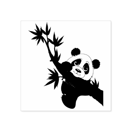 Panda Beer Rubberstempel (Afrduk)