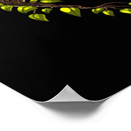 Panda Beer Samurai Ninja Poster (Hoek)