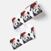 Panda Beer Santa Claus Grosgrain Lint (Achterkant)