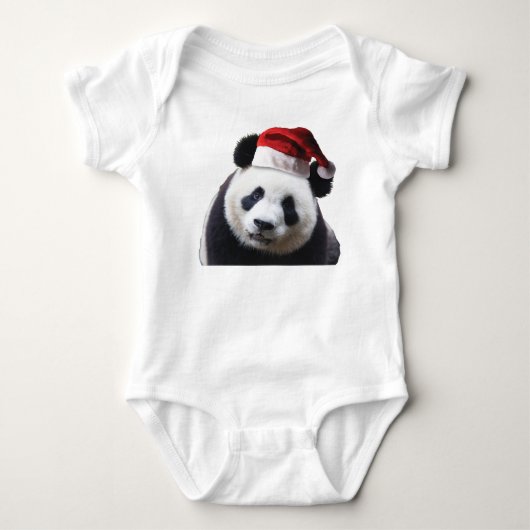 Panda Beer Santa Claus Romper (Voorkant)