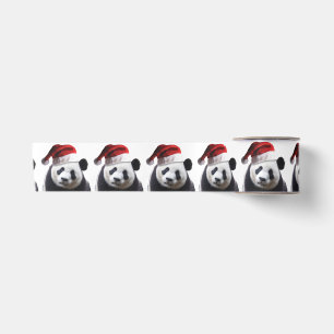 Panda Beer Santa Claus Satijnen Lint