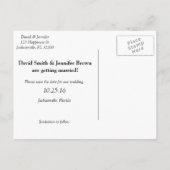 Panda Beer Save the Date Briefkaart (Achterkant)