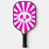 Panda-Beer - Schattig-roze witte Panda  Pickleball Paddle (Voorkant)