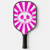 Panda-Beer - Schattig-roze witte Panda  Pickleball Paddle (Achterkant)