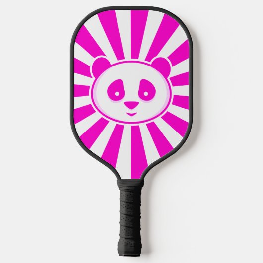 Panda-Beer - Schattig-roze witte Panda  Pickleball Paddle (Achterkant)