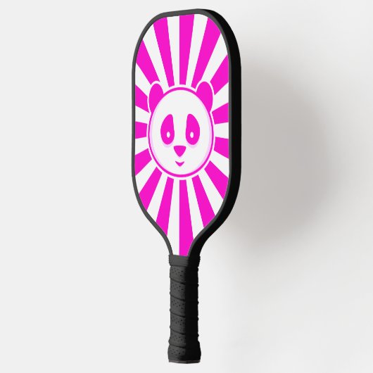 Panda-Beer - Schattig-roze witte Panda  Pickleball Paddle (Links)