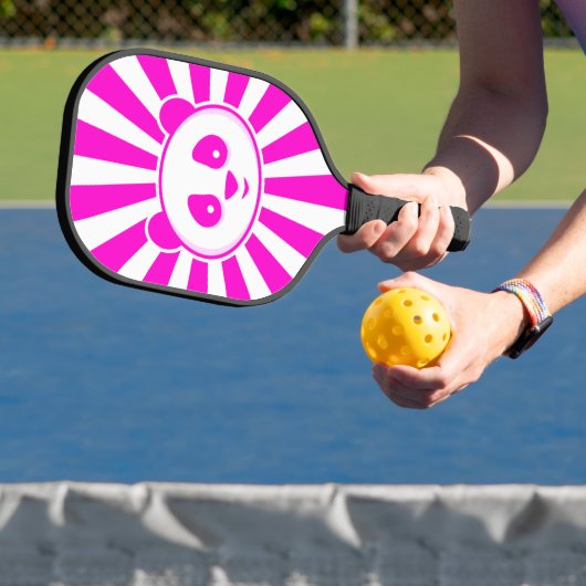 Panda-Beer - Schattig-roze witte Panda  Pickleball Paddle (Insitu)