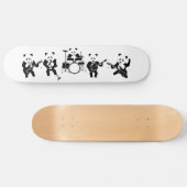 Panda Beer Schattigee Band Skateboard (Horizontaal)