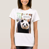 Panda Beer Shakespeare Citaat Elegant Women's T-shirt (Voorkant)