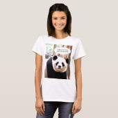 Panda Beer Shakespeare Citaat Elegant Women's T-shirt (Voorkant volledig)