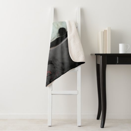 Panda Beer Sherpa Deken (In situ)