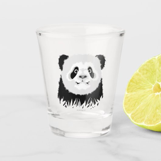 Panda Beer Shot Glas (Voorkant)