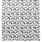 Panda Beer Shower Curtain Douchegordijn (Voorkant)