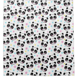 Panda Beer Shower Curtain Douchegordijn