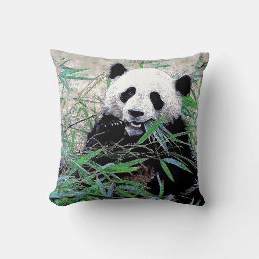 Panda Beer Sierkussen (Voorkant)