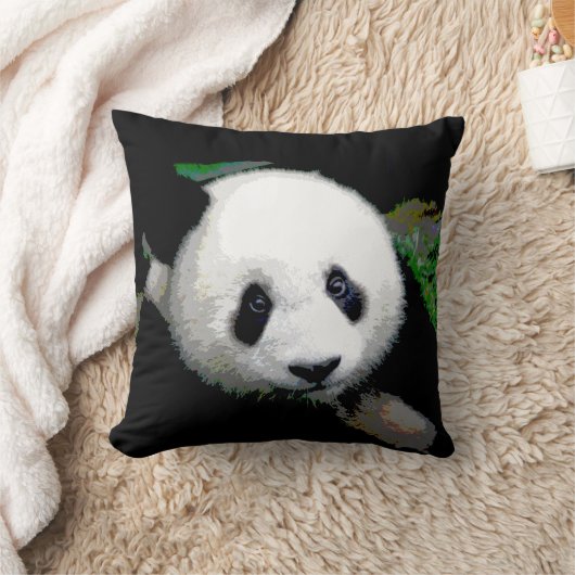 Panda Beer Sierkussen (Deken)