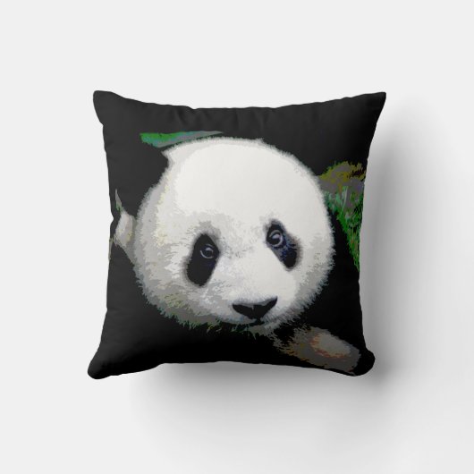 Panda Beer Sierkussen (Achterkant)