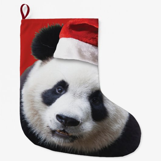 Panda Beer Sinterklaas Grote Kerstsok (Voorkant)