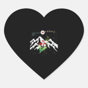 Panda Beer Skiën Kerstboom Santa Rendier Hart Sticker