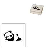 Panda Beer Slapen Rubberstempel (Gestempeld)