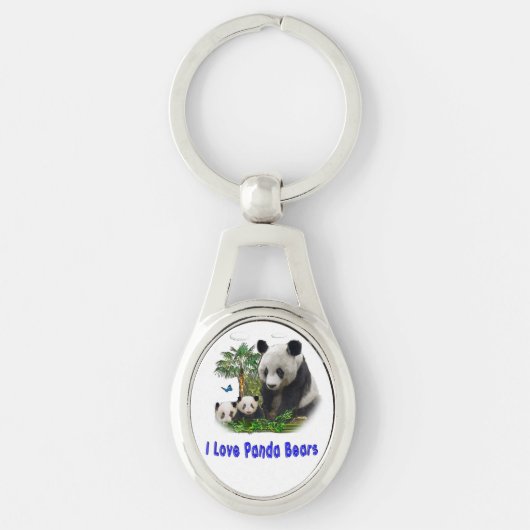 Panda Beer Sleutelhanger (Voorkant)