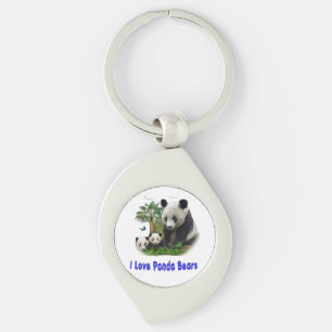 Panda Beer Sleutelhanger