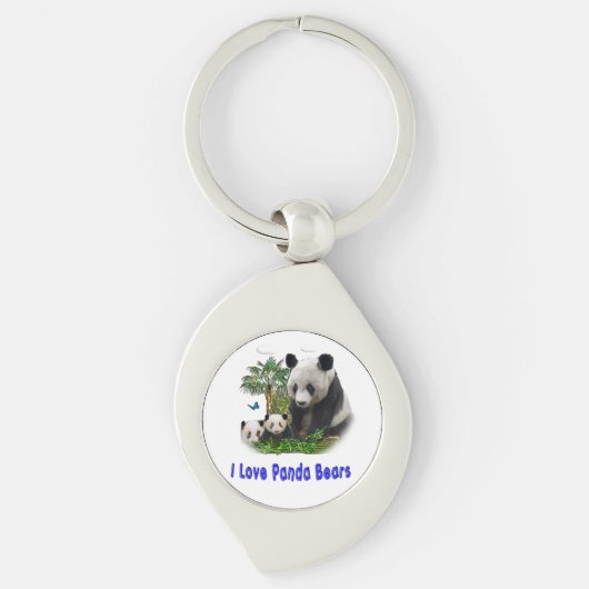 Panda Beer Sleutelhanger (Voorkant)