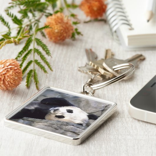 Panda Beer Sleutelhanger (Zijkant)