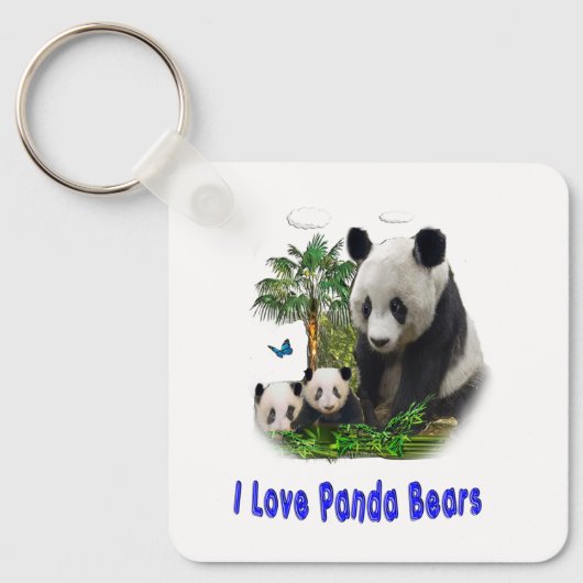 Panda Beer sleutelhanger (Voorkant)