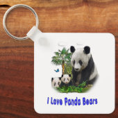 Panda Beer sleutelhanger (Voorkant)