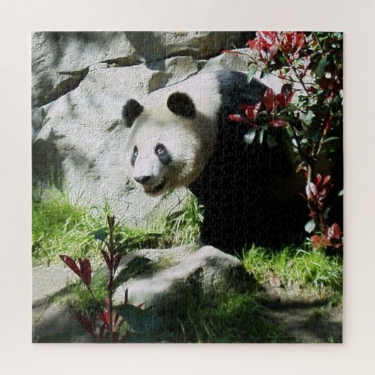 Panda Beer Smile Legpuzzel (Verticaal)