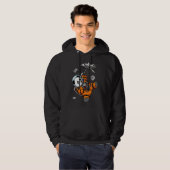 Panda Beer Space Astronaut Funny Animal Hoodie (Voorkant volledig)