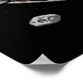 Panda Beer Space Astronaut Funny Animal Poster (Hoek)