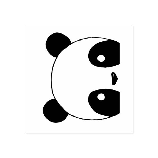 Panda Beer Stamp Rubberstempel (Afrduk)